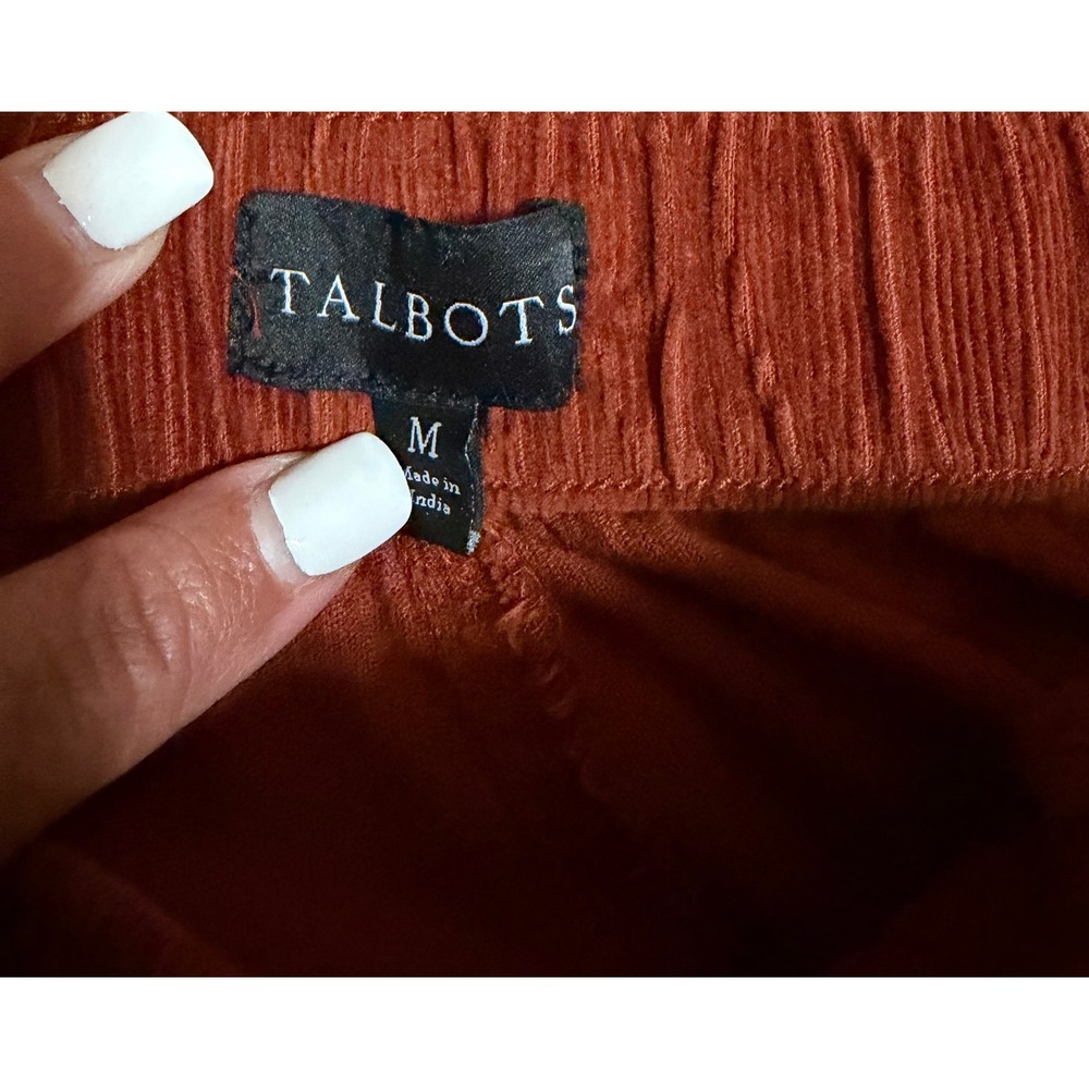 Talbots Rust Straight Leg Pants - Picture 4 of 6